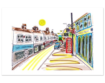 Union Road, New Mills, Peak District - Travel Wall Art for Home or Office