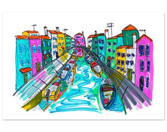 Burano, Italy - Travel Wall Art for Home or Office
