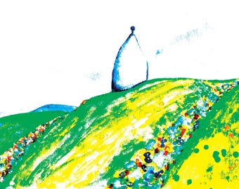 White Nancy, Kerridge, Cheshire Art Print