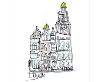 Kimpton Clocktower Hotel, Manchester - Travel Wall Art for Home or Office