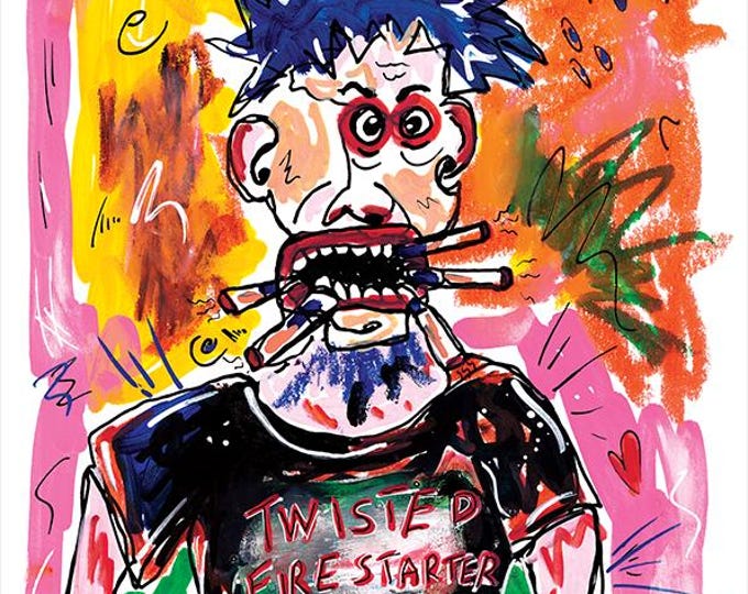 ORIGINAL 'Twisted Fire Starter', Neo-Expressionist Style Painting