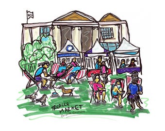 Treacle Market, Macclesfield, Cheshire - Travel Wall Art for Home or Office
