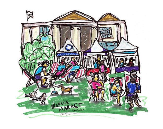 Treacle Market, Macclesfield, Cheshire Art Print