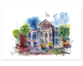 Macclesfield Town Hall, Cheshire - Travel Wall Art for Home or Office