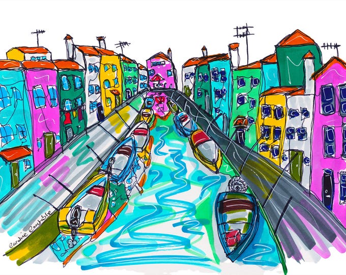 Burano, Italy Art Print