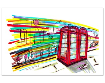 London in Motion - Travel Wall Art for Home or Office