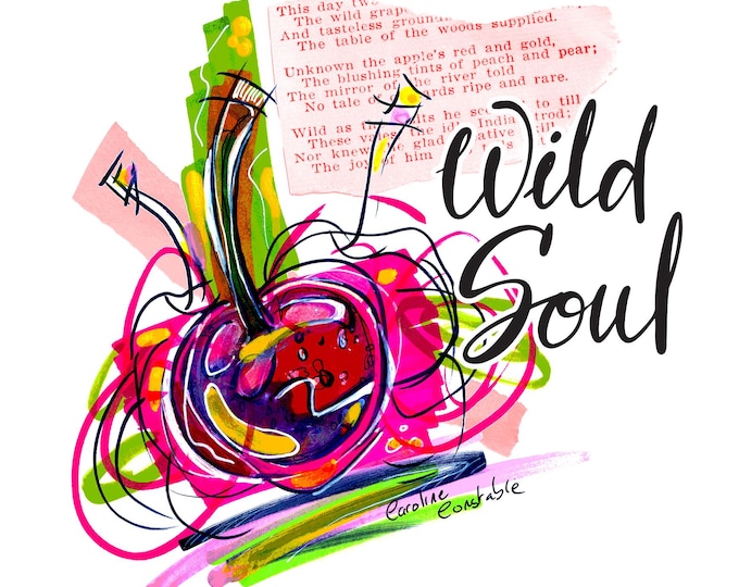 Wild Soul, Cherry Art Print