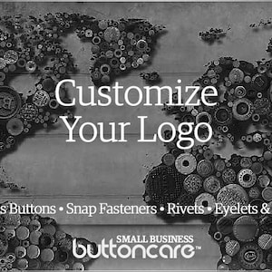 CUSTOM LOGO • Metal Snap Fastener • Jeans Leather Rivet • Jean Buttons • Eyelet • Grommet • Clothing Button • Press Stud • Metal Tags