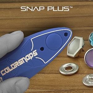 Snap Attaching Tool • Installation Tool • Setter • Kit • Prong • Pearl • Capped • Cap • Button • Metal • Fastener • Press • No Sew • Popper