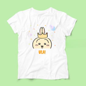 Usagi Chiikawa cartoon uniseks T-shirt, schattig kawaii T-shirt, shirt konijn, softstyle top, Japanse anime-kleding, cadeau