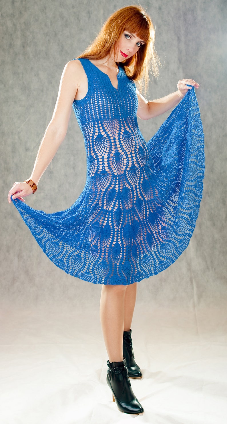 Crochet Dress Pattern for women sexy crochet dress designer Etsy