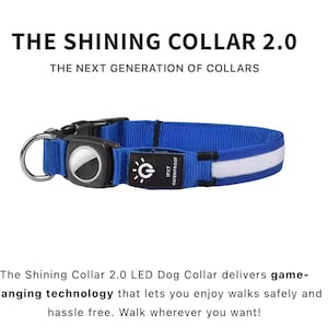 WATERPROOF RECHARGEABLE LED Dog Collar