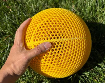 3D Printed Youth No Pump Basketball | Size 5 | Basketball Lover Birthday Holiday Kids Teenager Child Gift Present
