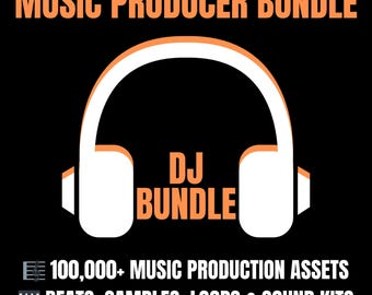 100K+ Music Producer-bundel: beats, loops, samples, soundkits (digitale download)