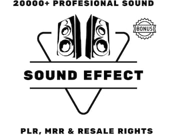 20000+ Sound Effects Bundle: Royalty-Free Audio (Digital Download)