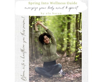 Holistic Spring Into Wellness Guide with Trackers and Journal for a Healthier You