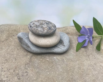 Unique Loose Lake Stone Mini Sculpture 3” , Nature Decor , Grounding Stones SS1