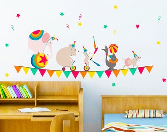 Cute Circus Wall Decal