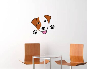 Cute Jack Russell Terrier  Wall Decal