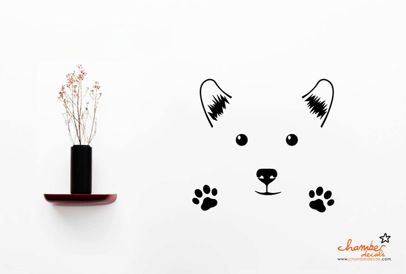 Cute Dog Wall Decal image 2