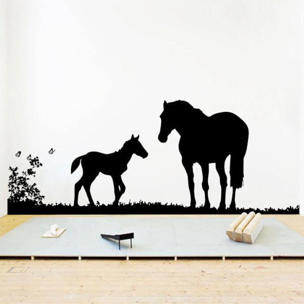 Horse Wall Decals Etsy