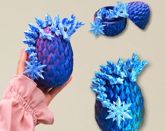 Huevo de Dragón Sorpresa Misterioso: Dragón en su interior, Color aleatorio, Pequeño y Grande, SIN DUPLICADOS, varios diseños
