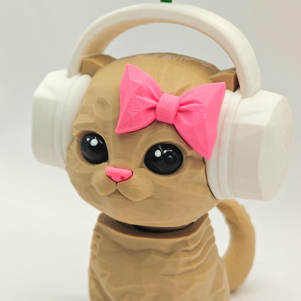 Vibe Cat Bobblehead the Sims Plumbob Dancing Kitty Tiktok Meme