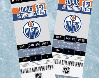 Hockey Invitation Edmonton Oilers