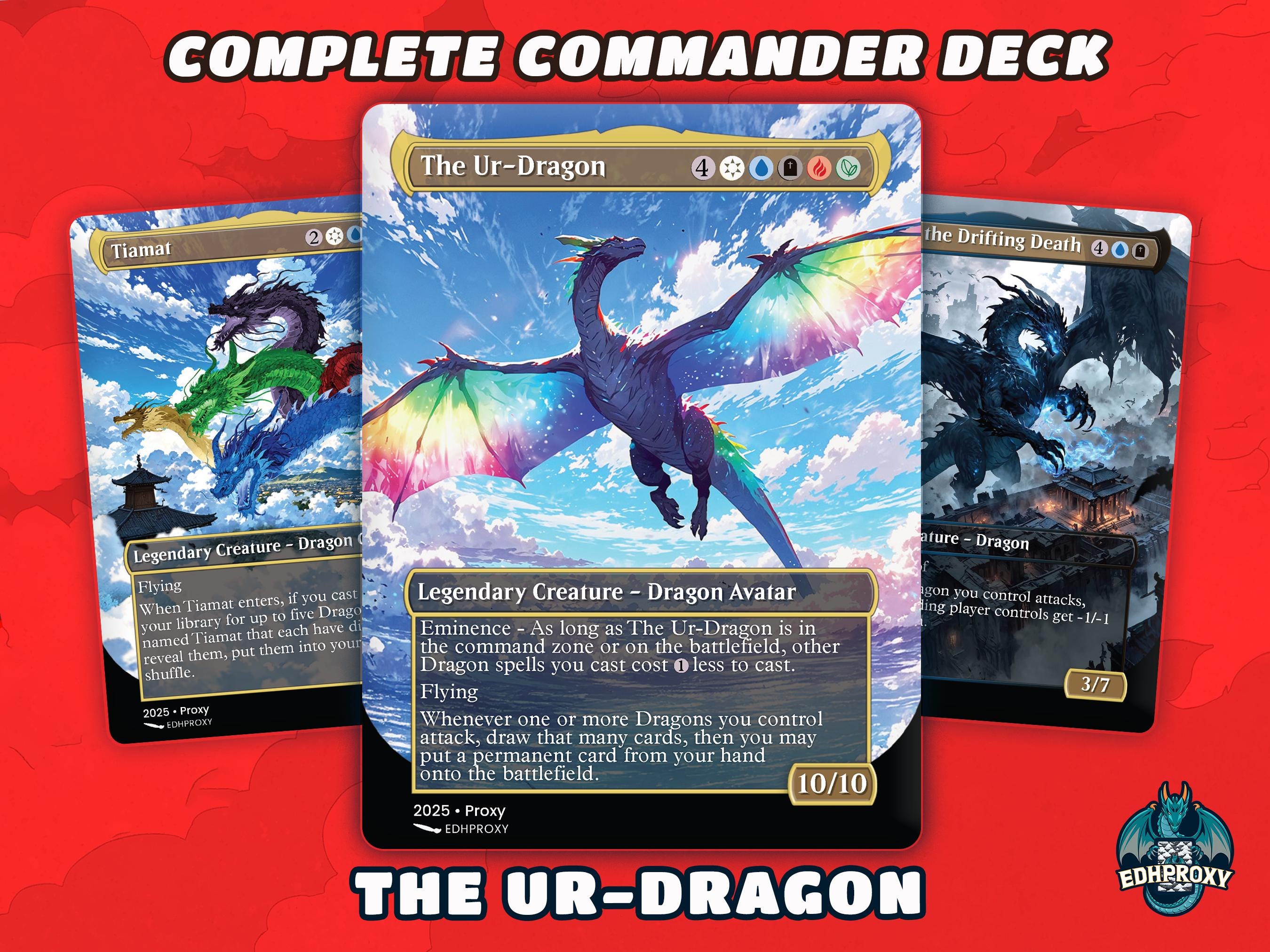 Ur-dragon Commander Deck: Anime Style MTG Proxy Cards - Etsy