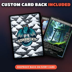 EDHProxy card back used on every card of the Retro Japanese Fetches