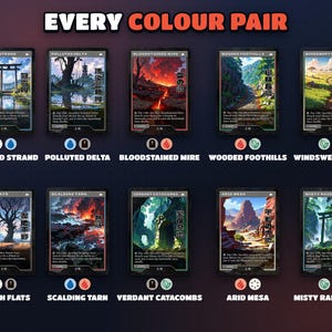 Colour pair chart: every two-colour combination covered by the Retro Japanese Fetches