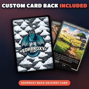 EDHProxy card back used on every card of the Retro Japanese Lands