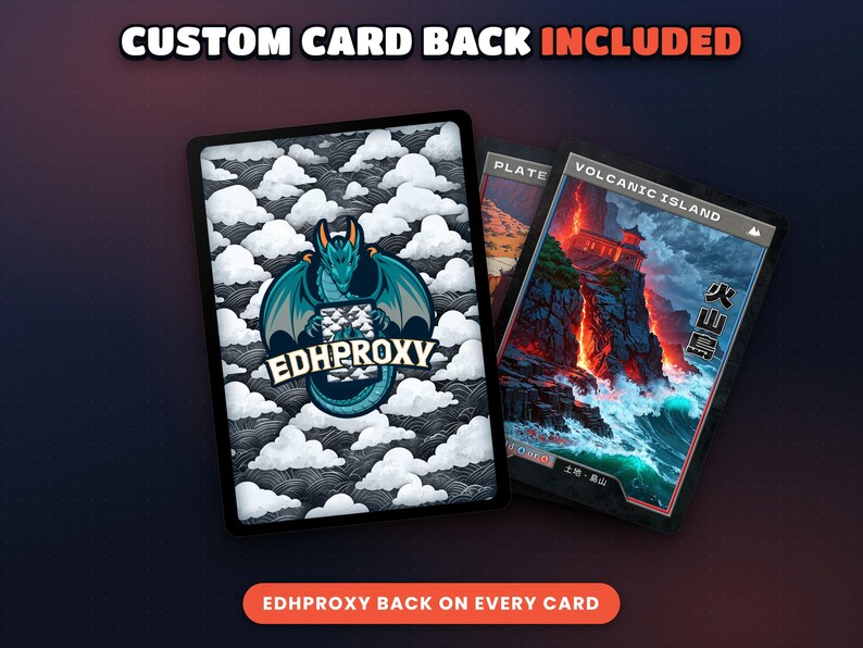 EDHProxy card back used on every card of the Retro Japanese Duals