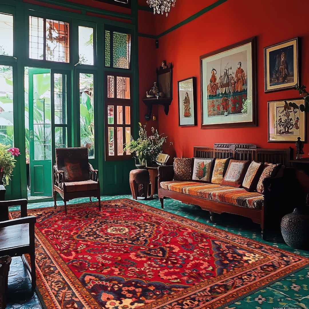 Turkish Rugs Room Red Turkish Rug, Handwoven Style, Oriental Living Room Carpet - Etsy