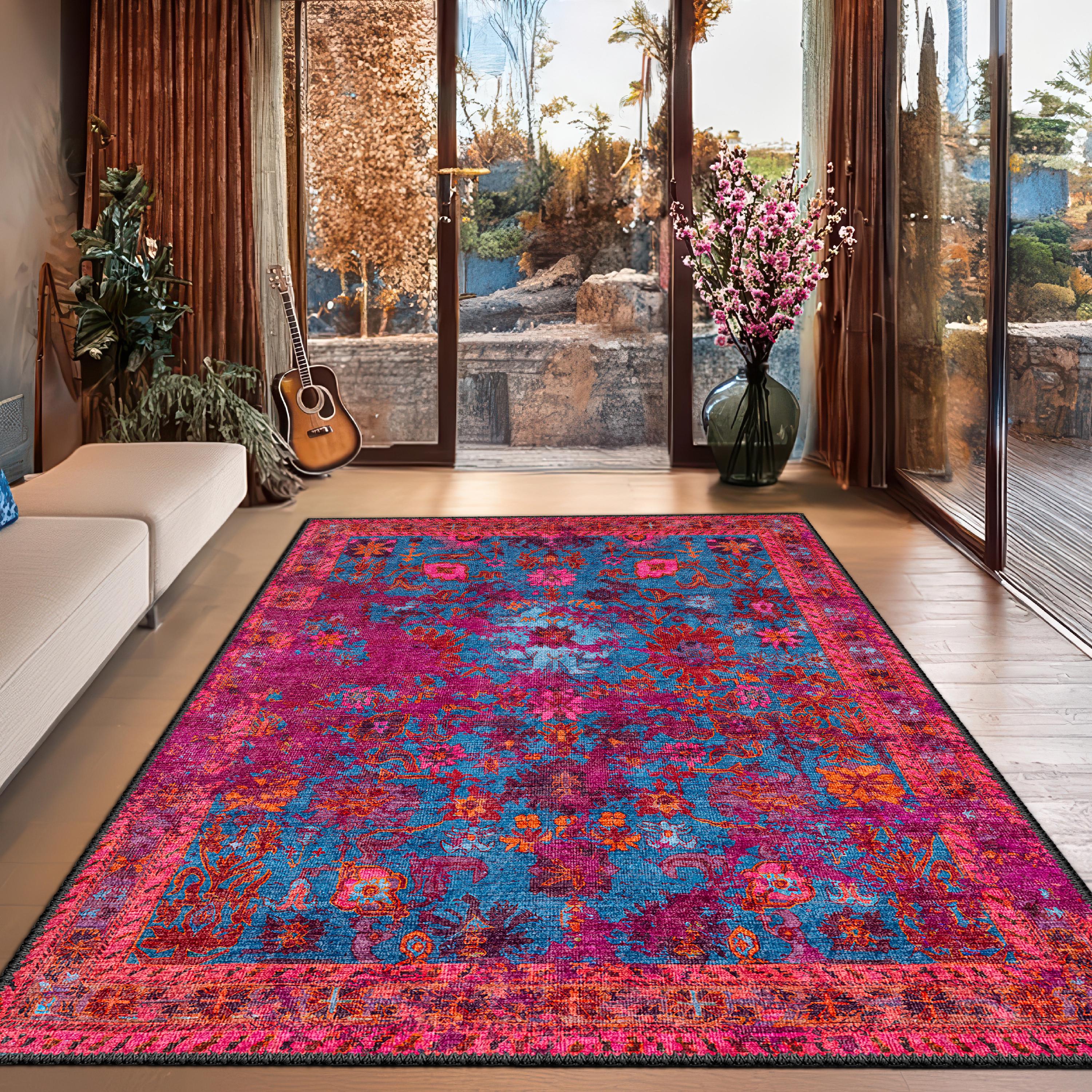 Vintage hot pink rug - Etsy 日本