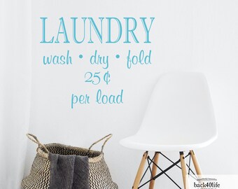 Laundry 25 Cents Etsy