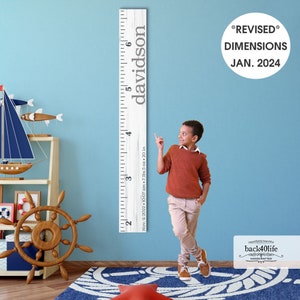 Personalized Wooden Kids Growth Chart - Height Ruler for Boys Girls   Measuring Stick Family Name - Custom Ruler Gift GC-DAV Davidson