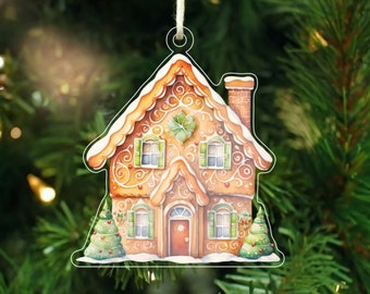 Acrylic Christmas Ornaments Tree Decoration Festive Décor Seasonal Winter Holiday - Back40Life (AO-001)