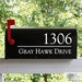 Mailbox Numbers Street Address Vinyl Decal (E-004q) - Back40Life 