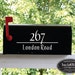 Classic Mailbox Numbers Street Address Vinyl Decal (E-004c) - Back40Life 