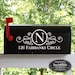 Swirly Mailbox Numbers Street Address Vinyl Decal (E-004a) - Back40Life 