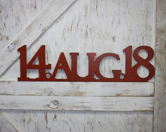 Save the Date Event Painted Wooden Cutout (S-045) - Back40Life