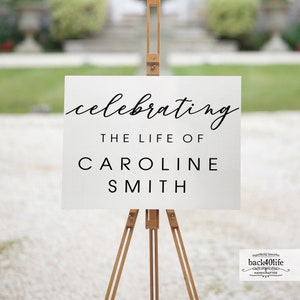 Celebration of Life Coroplast Sign (W-020k) - Back40Life