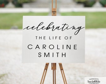 Celebration of Life Coroplast Sign (W-020k) - Back40Life