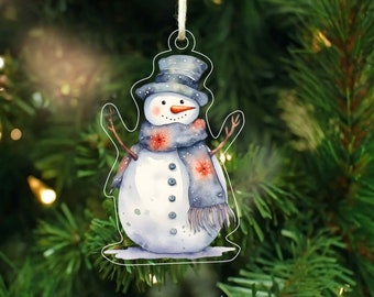 Acrylic Christmas Ornaments Tree Decoration Festive Décor Seasonal Winter Holiday - Back40Life (AO-001)