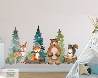 Forest Critters Vinyl Decal DIY Forest Scene - Back40Life (PC-001E)