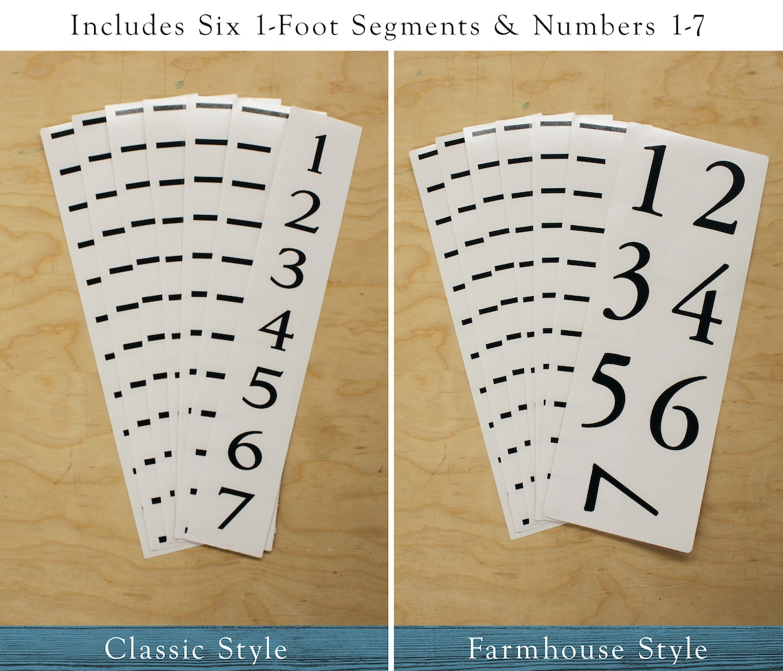 DIY Vinyl Kids Growth Chart Ruler Decal for Boys and Girls - Etsy