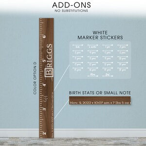 Sge Geight Ruler Personalized Wooden Kids Growth Chart - Height Ruler for Boys Girls ...