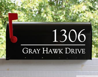 Custom House Numbers, Home Address Word Sign