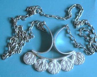 Alton Karl Erik Palmberg Necklace Vtg Bronze Pendant Chain